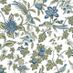 Parterre Jacobean Blue Jardin Wallpaper by York Wallcoverings