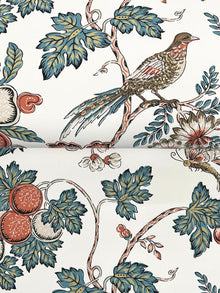 Parterre Jacobean Coral Jardin Wallpaper by York Wallcoverings
