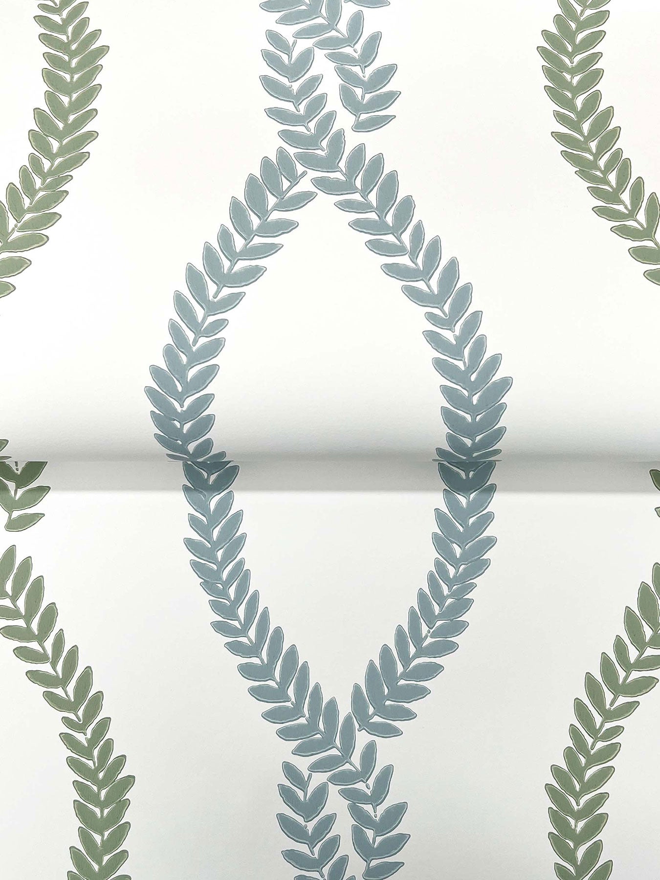 Laureate Vine Trellis Light Green Jardin Wallpaper by York Wallcoverings