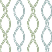 Laureate Vine Trellis Light Green Jardin Wallpaper by York Wallcoverings