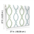 Laureate Vine Trellis Light Green Jardin Wallpaper by York Wallcoverings