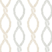 Laureate Vine Trellis Neutral Jardin Wallpaper by York Wallcoverings