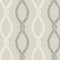 Laureate Vine Trellis Grey Jardin Wallpaper by York Wallcoverings