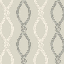 Laureate Vine Trellis Grey Jardin Wallpaper by York Wallcoverings
