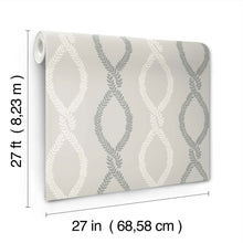 Laureate Vine Trellis Grey Jardin Wallpaper by York Wallcoverings