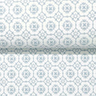 Priti Floral Grid Blue Jardin Wallpaper by York Wallcoverings