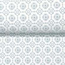 Priti Floral Grid Blue Jardin Wallpaper by York Wallcoverings