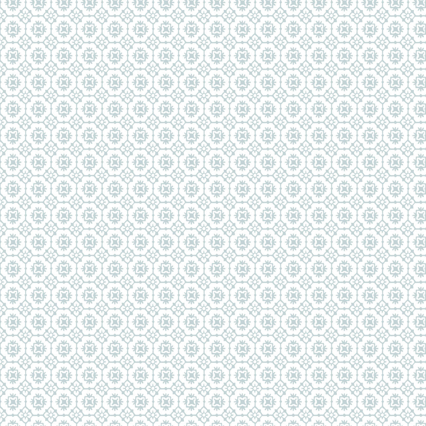 Priti Floral Grid Blue Jardin Wallpaper by York Wallcoverings