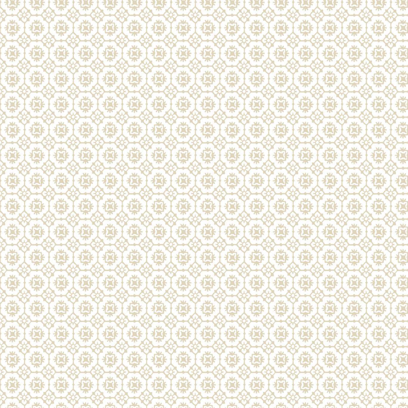 Priti Floral Grid Beige Jardin Wallpaper by York Wallcoverings