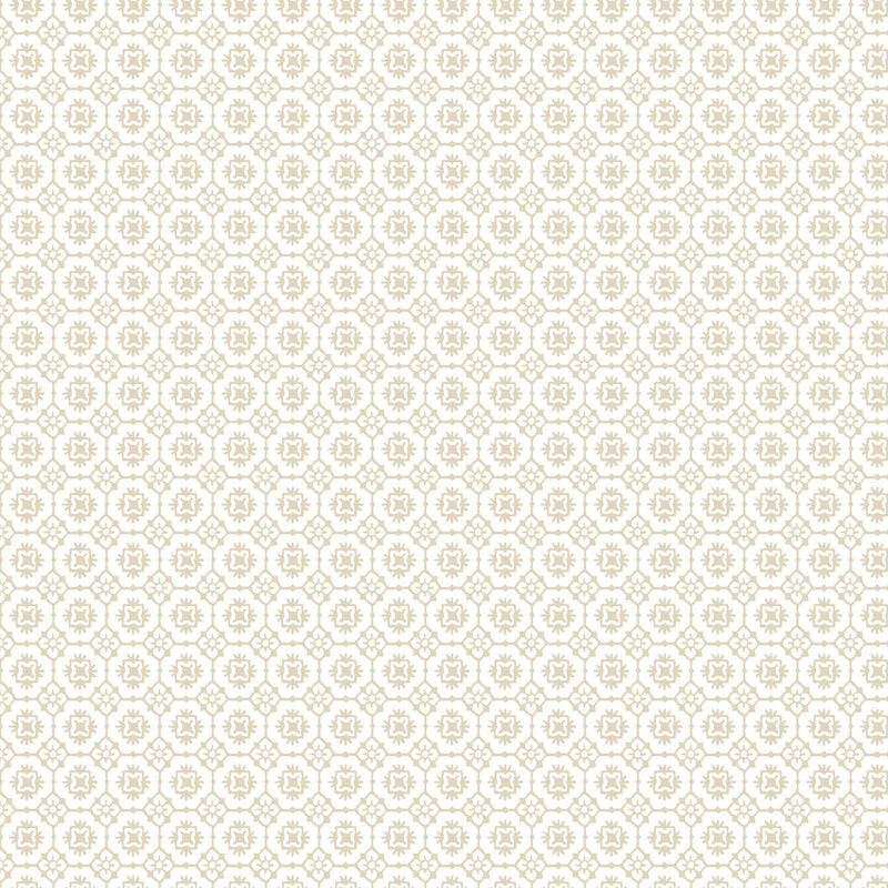 Priti Floral Grid Beige Jardin Wallpaper by York Wallcoverings