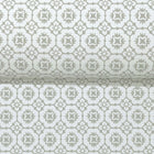 Priti Floral Grid Grey Jardin Wallpaper by York Wallcoverings