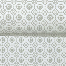 Priti Floral Grid Grey Jardin Wallpaper by York Wallcoverings