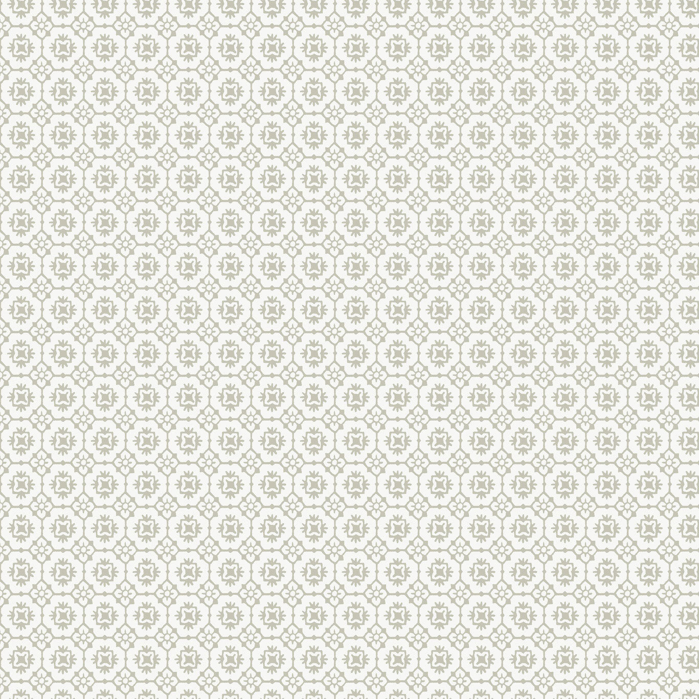 Priti Floral Grid Grey Jardin Wallpaper by York Wallcoverings