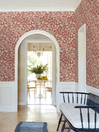 Rowen Botanical Ruby Jardin Wallpaper by York Wallcoverings