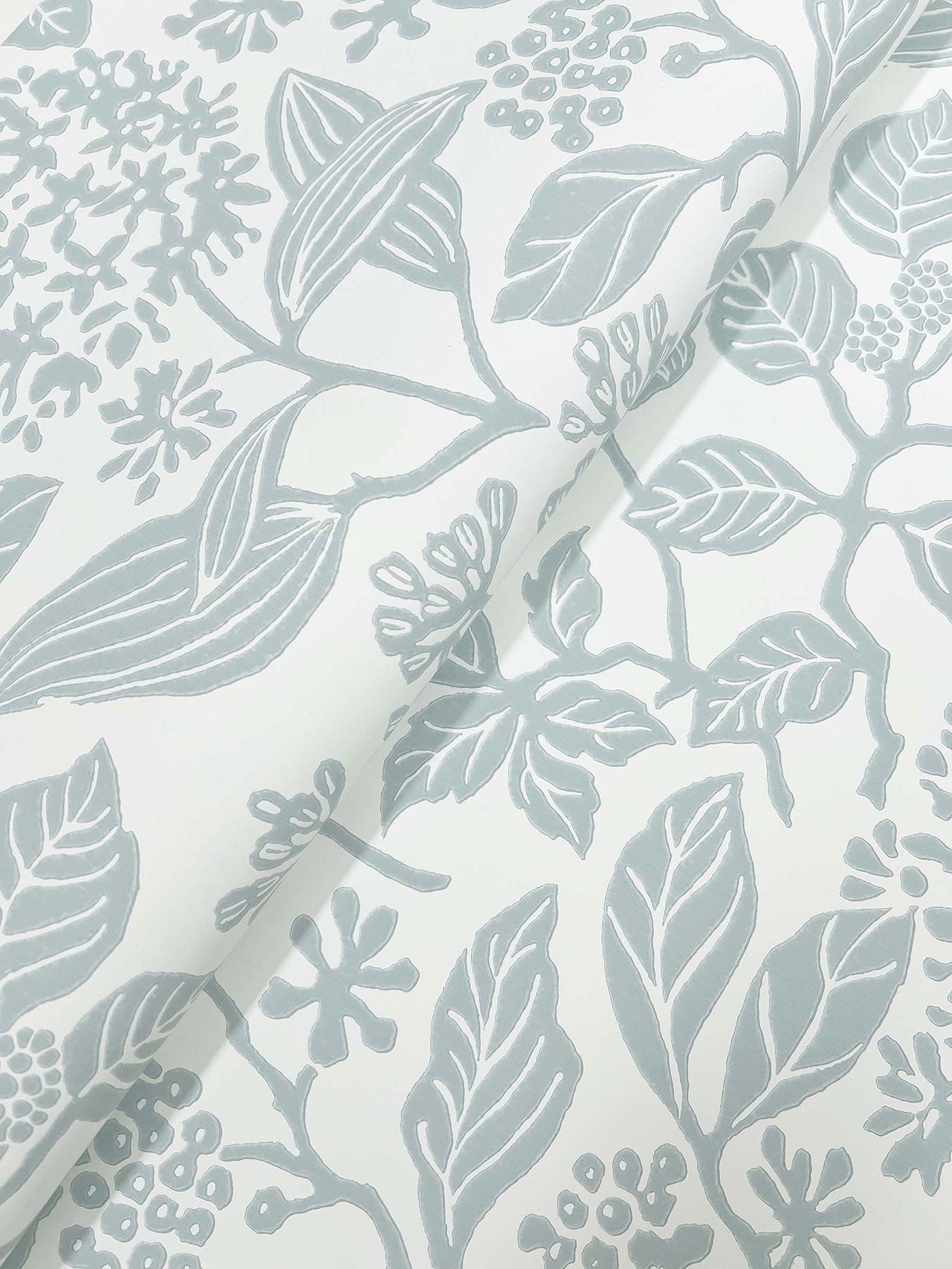 Rowen Botanical Light Blue Jardin Wallpaper by York Wallcoverings