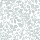 Rowen Botanical Light Blue Jardin Wallpaper by York Wallcoverings
