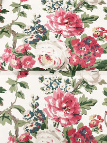 Beatrix Vintage Floral Fuchsia Jardin Wallpaper by York Wallcoverings
