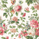 Beatrix Vintage Floral Fuchsia Jardin Wallpaper by York Wallcoverings