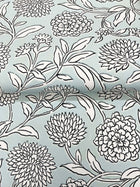 Chatsworth Garden Floral Trail Sky Blue Jardin Wallpaper by York Wallcoverings