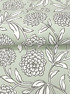 Chatsworth Garden Floral Trail Light Green Jardin Wallpaper by York Wallcoverings