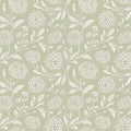 Chatsworth Garden Floral Trail Light Green Jardin Wallpaper by York Wallcoverings