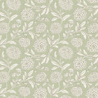 Chatsworth Garden Floral Trail Light Green Jardin Wallpaper by York Wallcoverings
