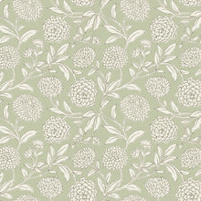 Chatsworth Garden Floral Trail Light Green Jardin Wallpaper by York Wallcoverings