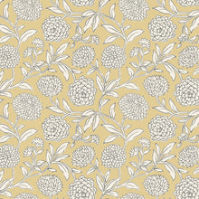 Chatsworth Garden Floral Trail Butter Jardin Wallpaper by York Wallcoverings