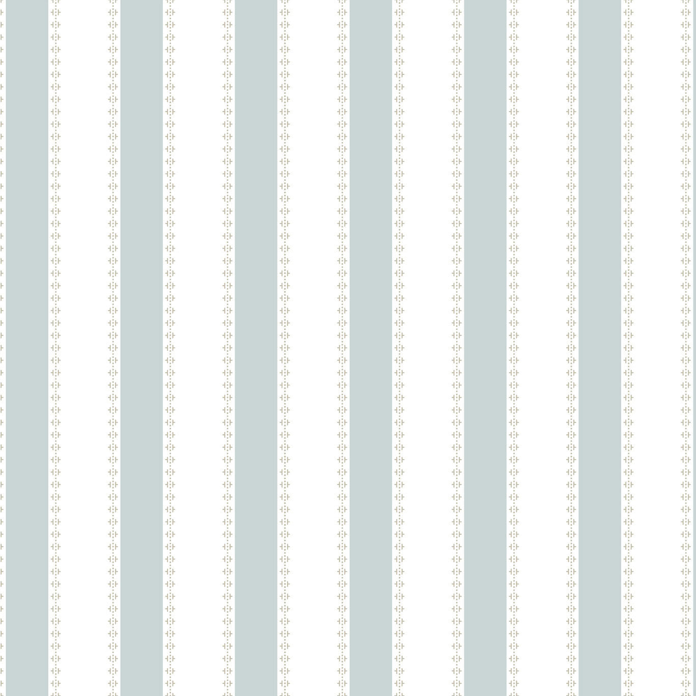 Tilford Awning Stripe Light Blue Jardin Wallpaper by York Wallcoverings