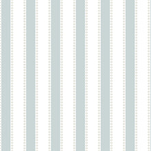 Tilford Awning Stripe Light Blue Jardin Wallpaper by York Wallcoverings