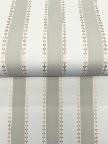 Tilford Awning Stripe Beige Jardin Wallpaper by York Wallcoverings