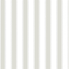 Tilford Awning Stripe Light Grey Jardin Wallpaper by York Wallcoverings