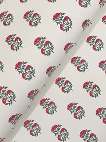 Sylvie Floral Ruby Jardin Wallpaper by York Wallcoverings