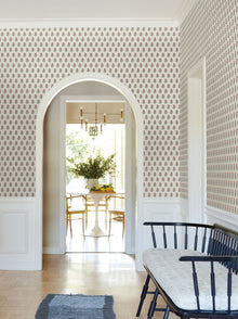 Sylvie Floral Ruby Jardin Wallpaper by York Wallcoverings