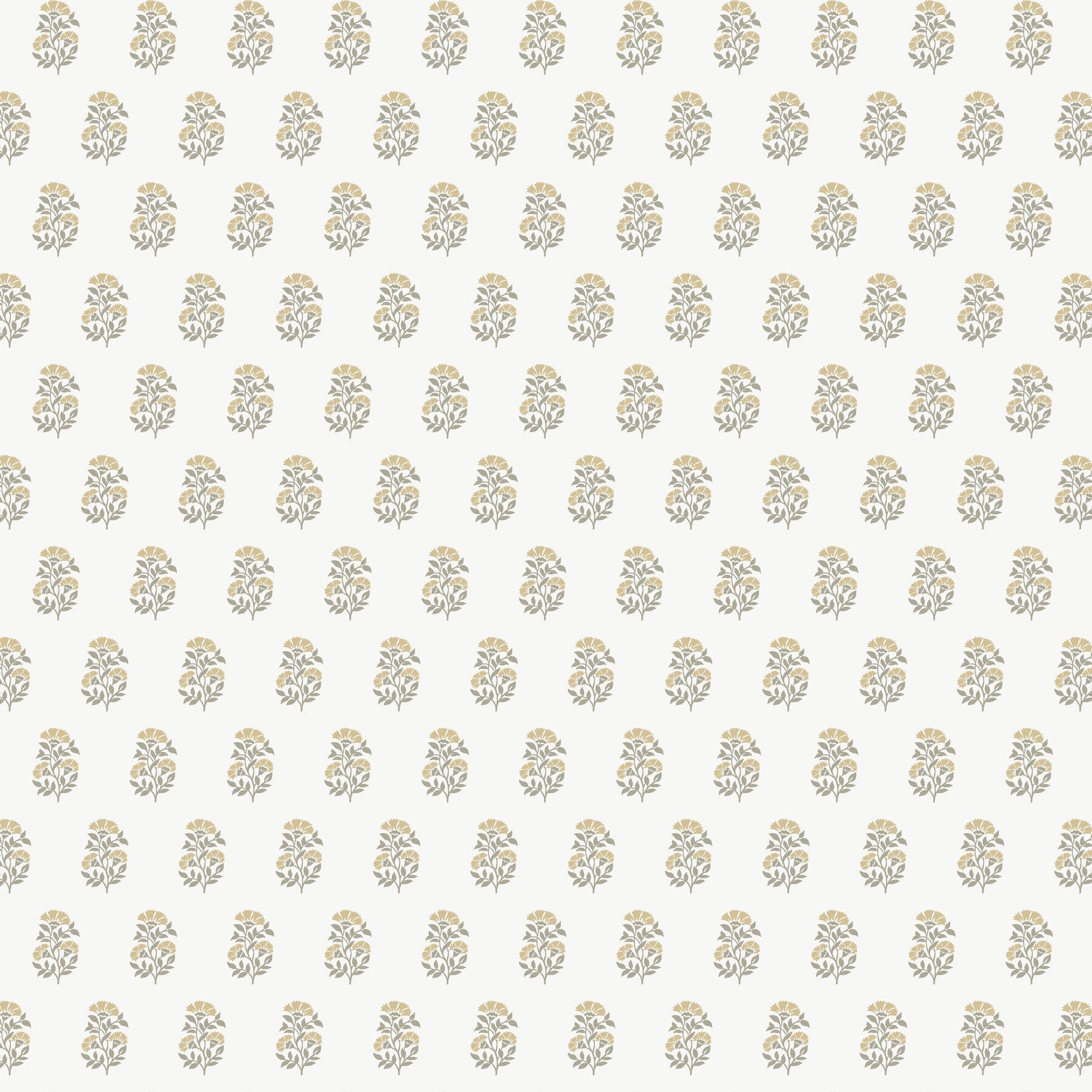 Sylvie Floral Neutral Jardin Wallpaper by York Wallcoverings