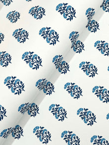 Sylvie Floral Blue Jardin Wallpaper by York Wallcoverings
