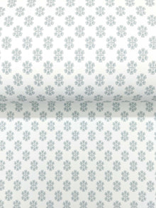 Brioni Floral Stamp Light Blue Jardin Wallpaper by York Wallcoverings