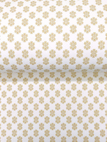 Brioni Floral Stamp Butter Jardin Wallpaper by York Wallcoverings