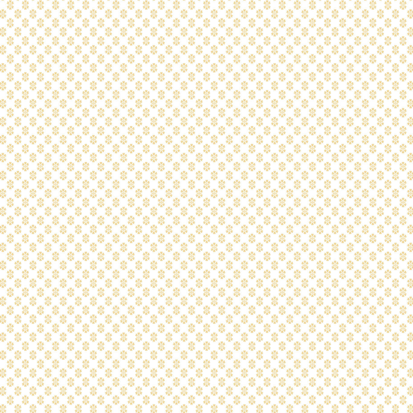 Brioni Floral Stamp Butter Jardin Wallpaper by York Wallcoverings