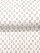 Brioni Floral Stamp Beige Jardin Wallpaper by York Wallcoverings
