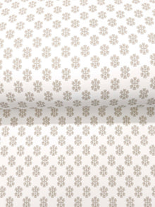 Brioni Floral Stamp Beige Jardin Wallpaper by York Wallcoverings