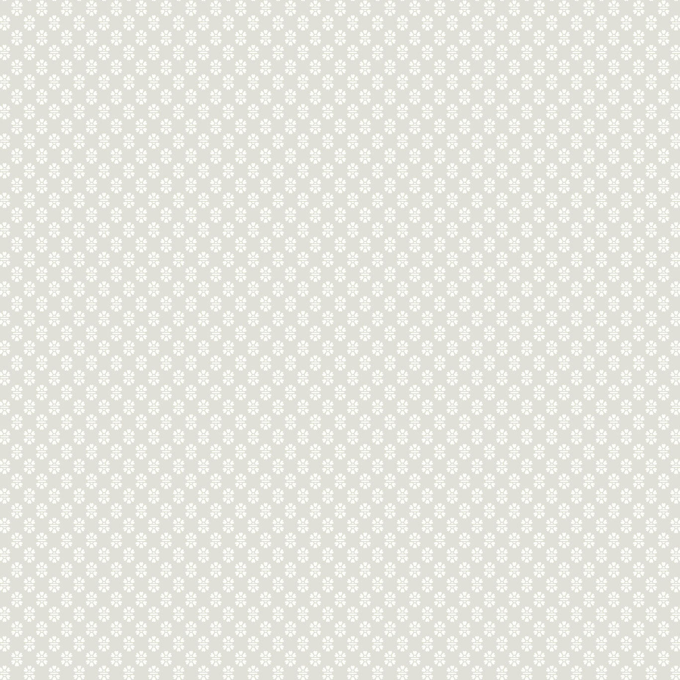 Brioni Floral Stamp Grey Jardin Wallpaper by York Wallcoverings