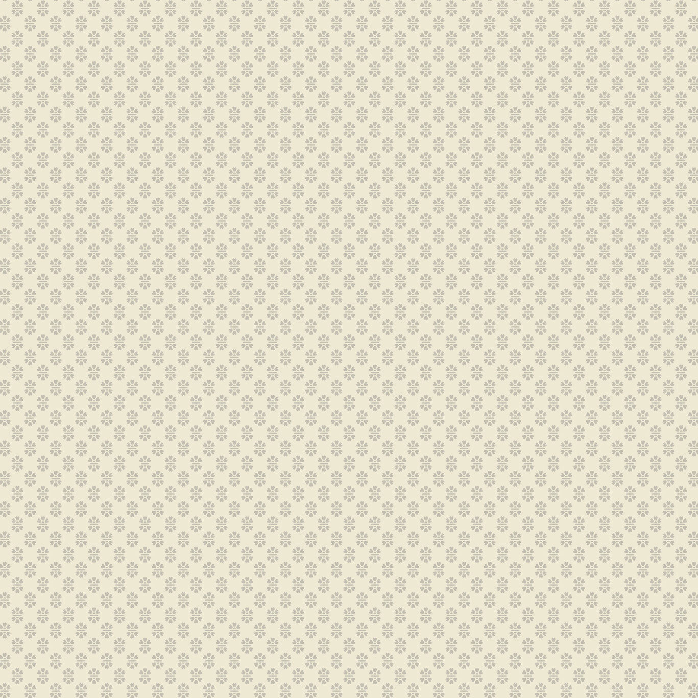 Brioni Floral Stamp Cream Jardin Wallpaper by York Wallcoverings