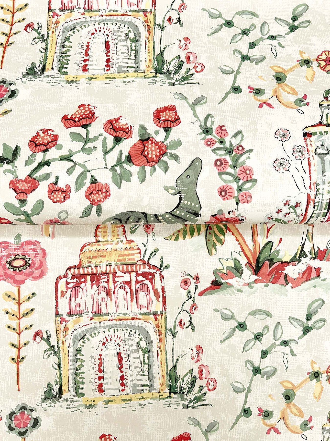 Parc Garden Dreams Multicolor Jardin Wallpaper by York Wallcoverings