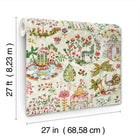 Parc Garden Dreams Multicolor Jardin Wallpaper by York Wallcoverings
