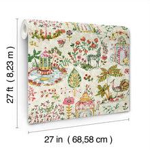 Parc Garden Dreams Multicolor Jardin Wallpaper by York Wallcoverings