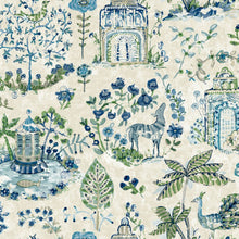 Parc Garden Dreams Sapphire Jardin Wallpaper by York Wallcoverings