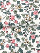 Framboise Berry Vines Pink Jardin Wallpaper by York Wallcoverings