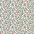 Framboise Berry Vines Pink Jardin Wallpaper by York Wallcoverings