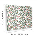 Framboise Berry Vines Pink Jardin Wallpaper by York Wallcoverings